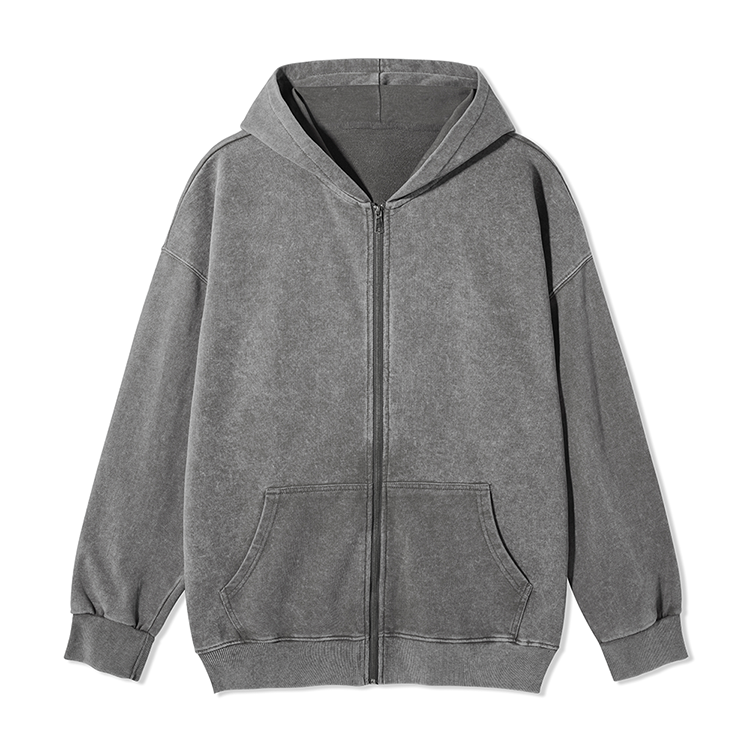 Freeleaf You Make Me Feel Alive Back-printed Unisex Nature Inspired Fleece Full-Zip Hoodie