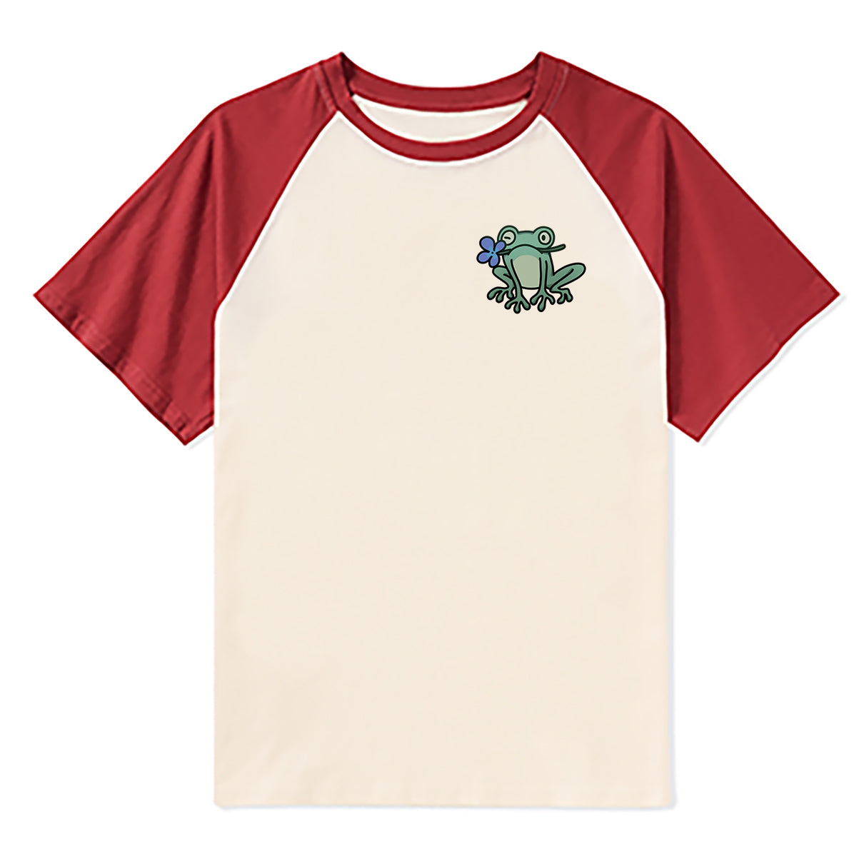 Freeleaf Rebirth in Bloom Unisex Nature Inspired Raglan Sleeve Top