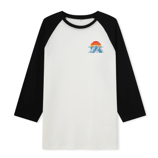 Happy Camper Raglan Long Sleeve Top