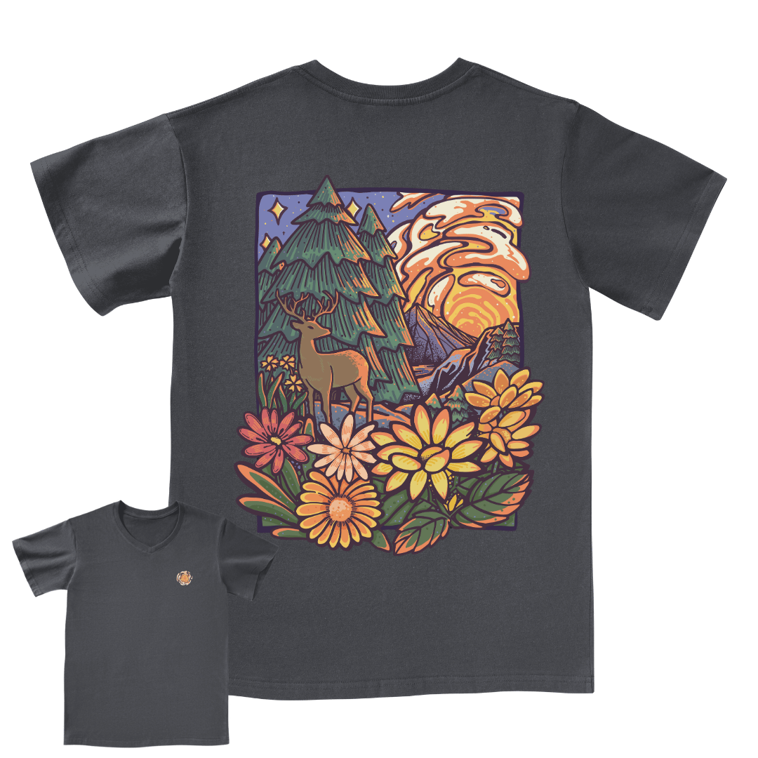 Wander In The Forest V-neck Tee