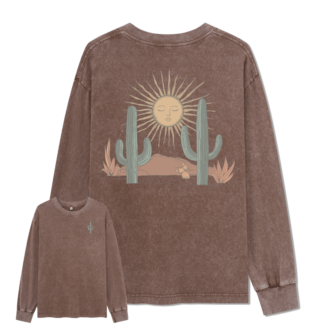 Saguaro National Park Washed Long Sleeve Top