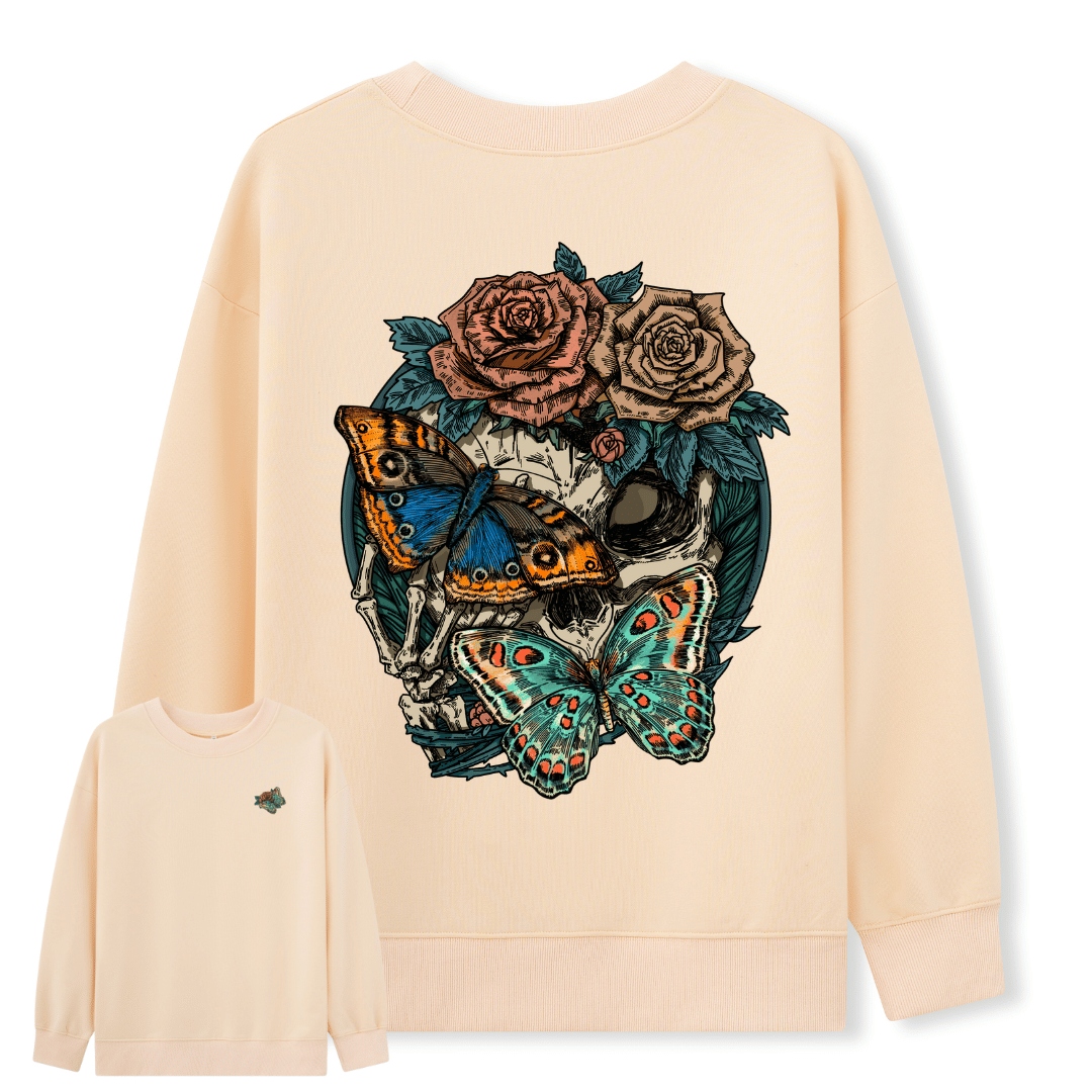 Floral Skull Sweatshirt