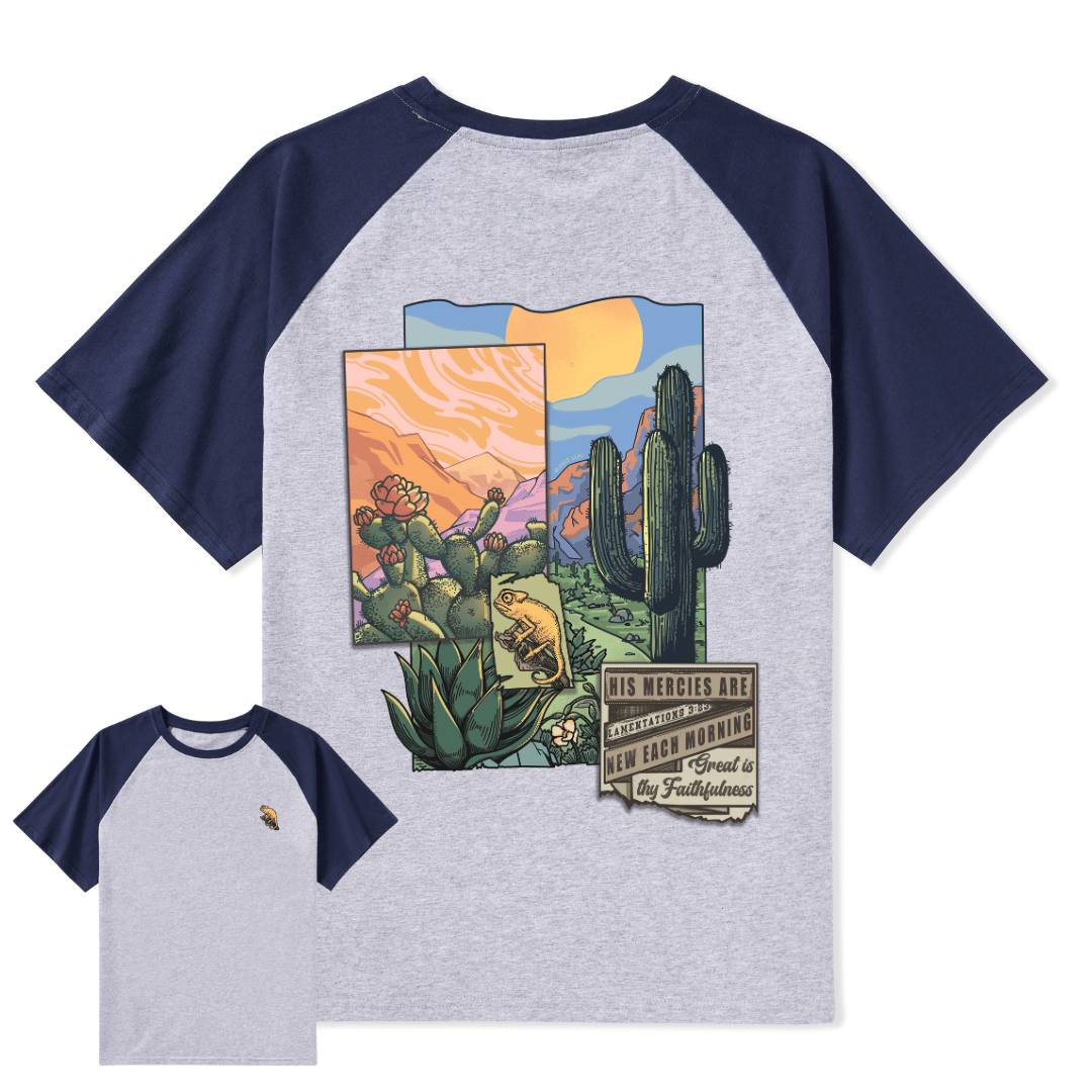 Christian Raglan Short Sleeve Top