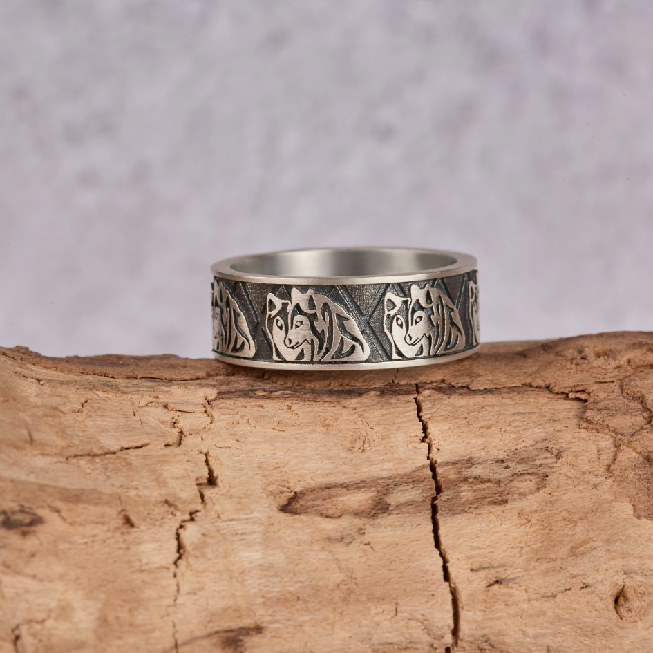 wolf-couple-sterling-silver-band-ring