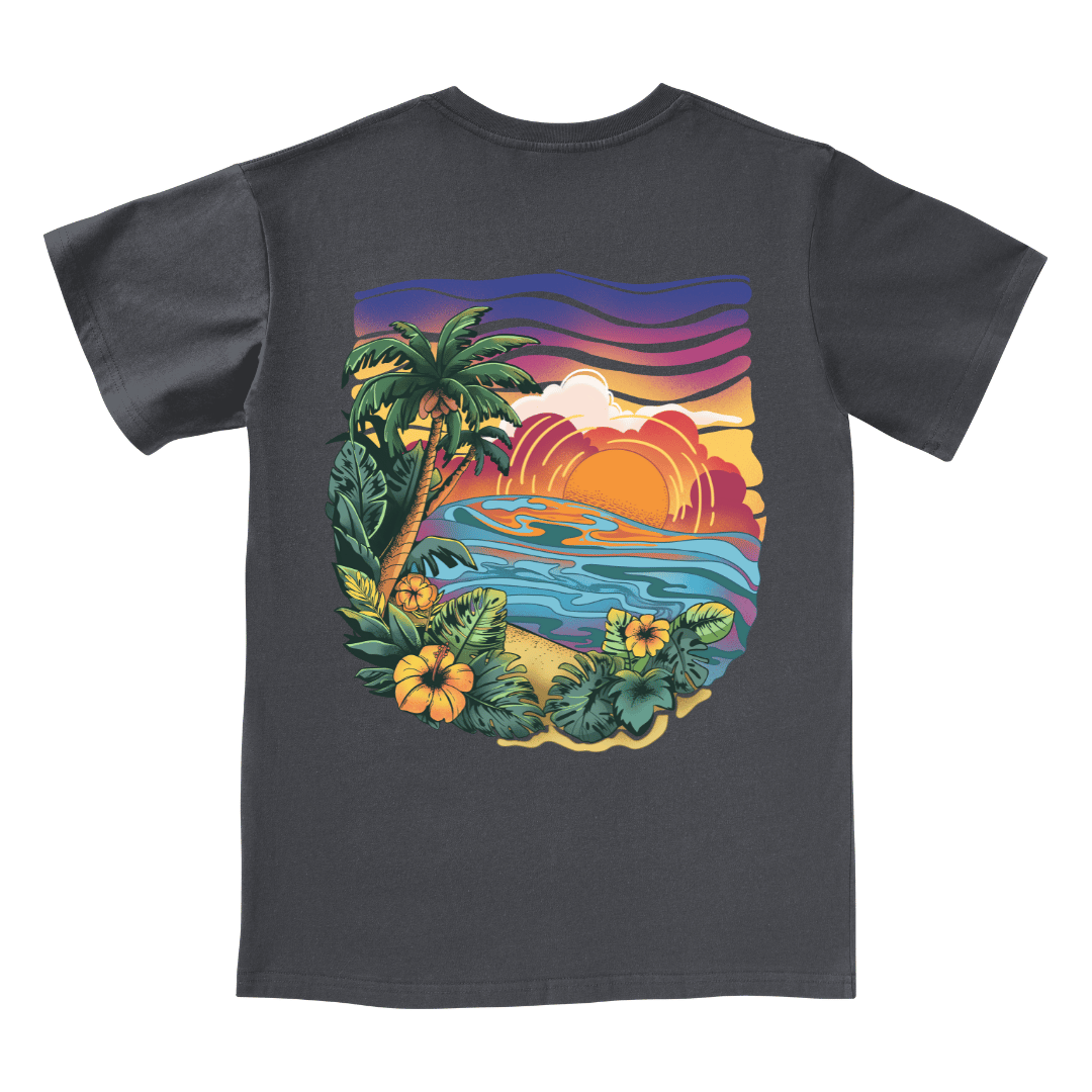 Golden Beach V-neck Tee