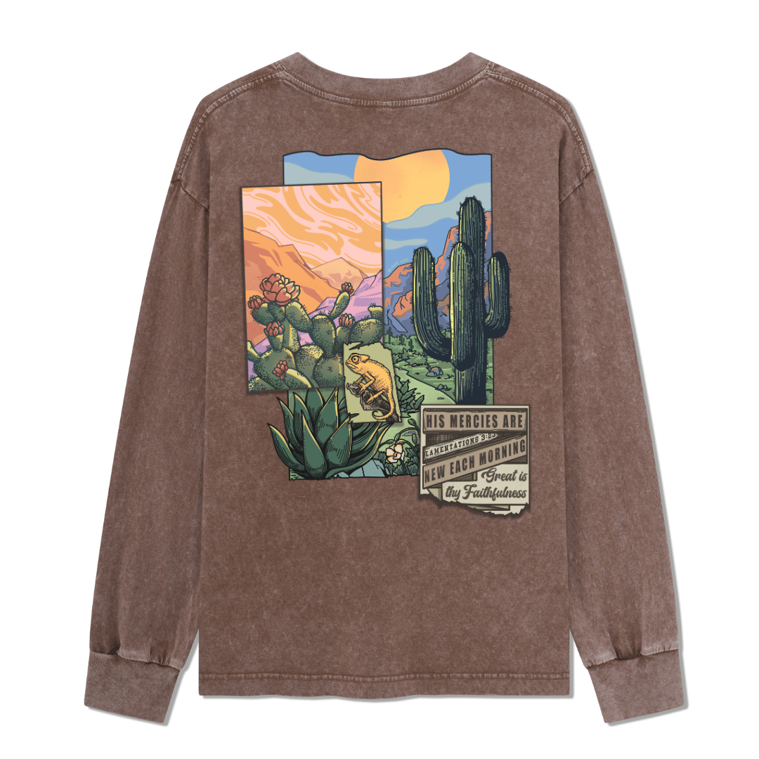 Christian Washed Long Sleeve Top