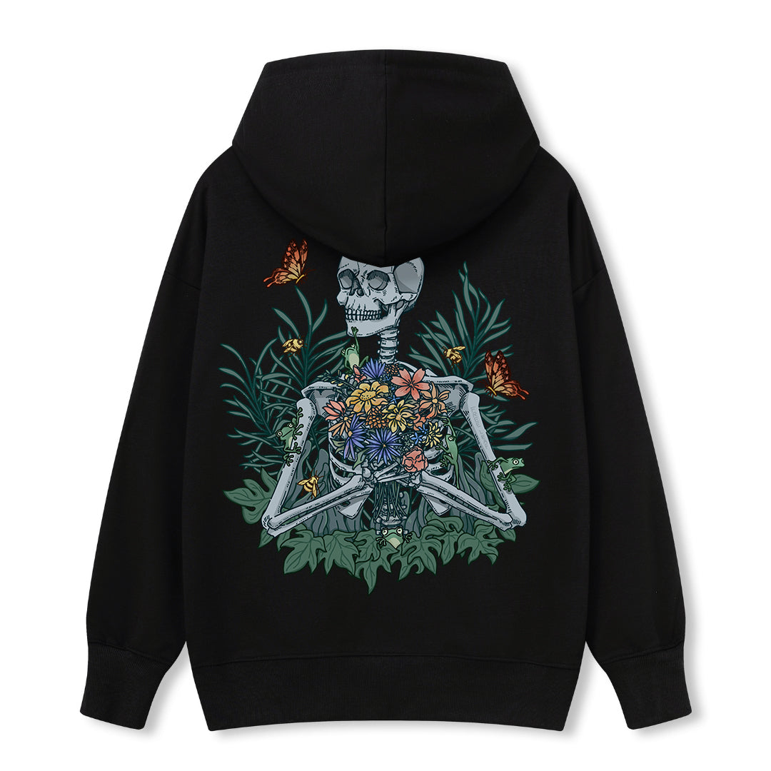 Freeleaf Rebirth in Bloom Unisex Nature Inspired Hoodie