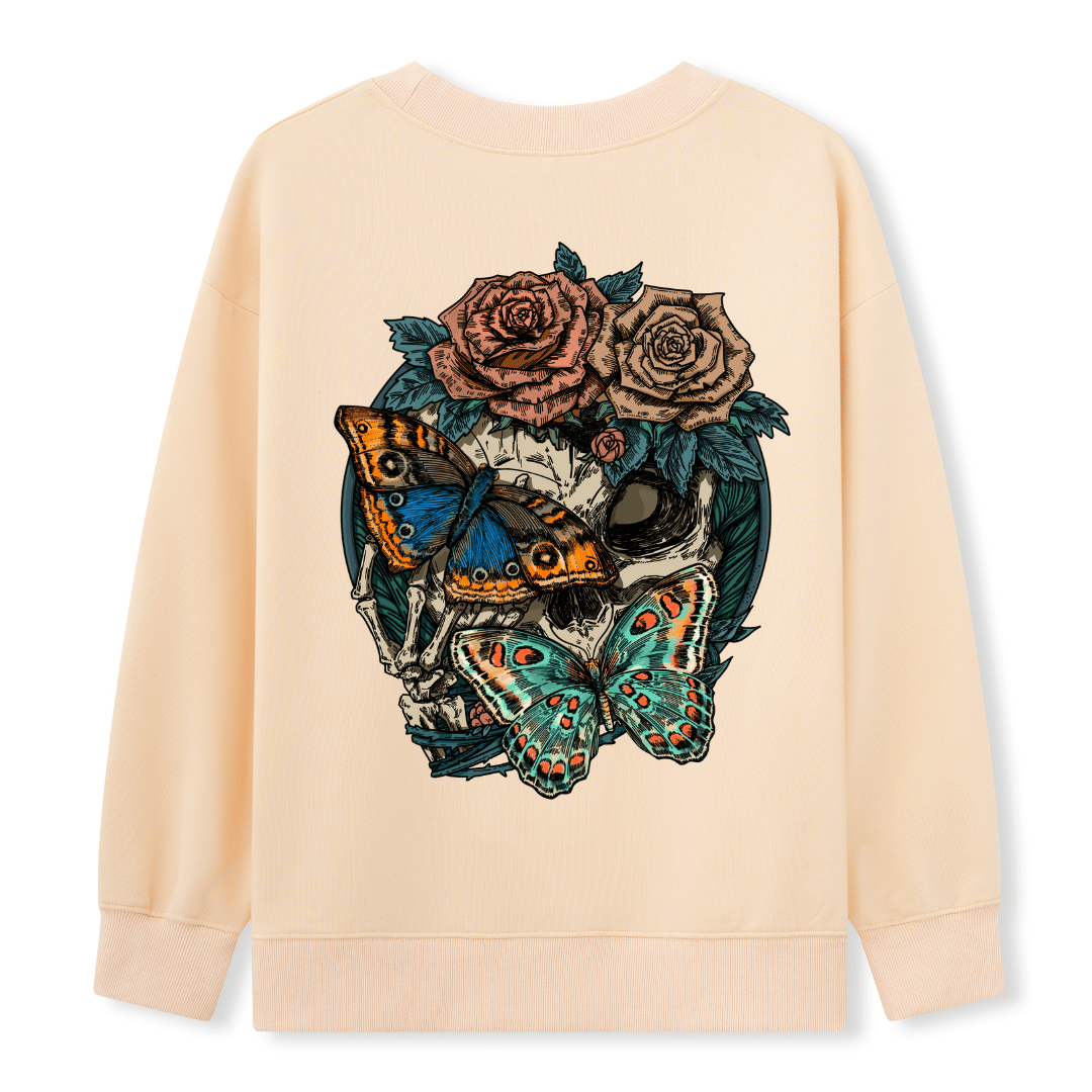 Floral Skull Sweatshirt