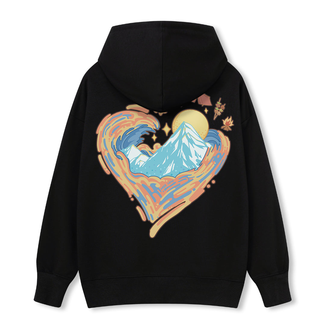 Freeleaf Heart of Wilderness Camping Unisex Nature Inspired Hoodie