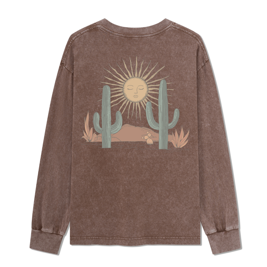 Saguaro National Park Washed Long Sleeve Top