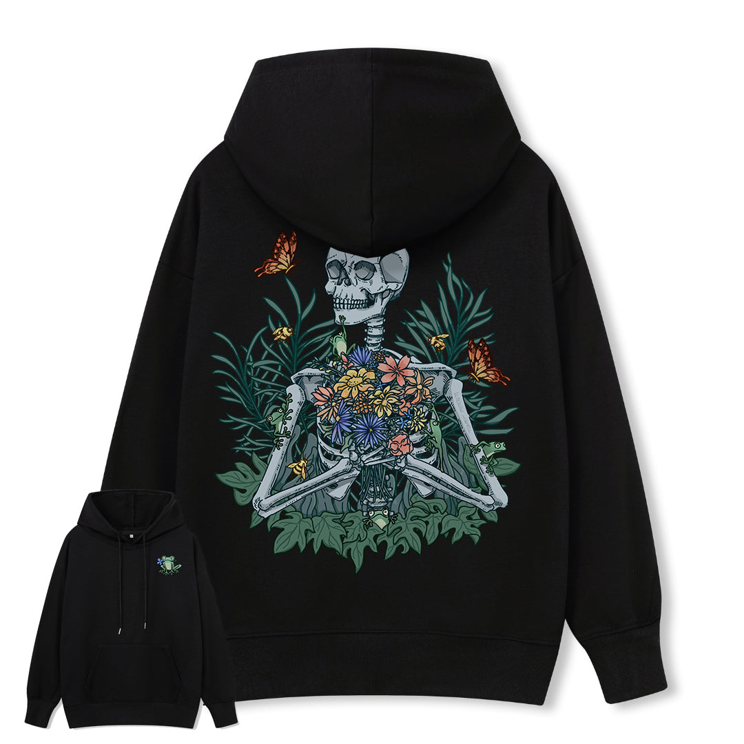Freeleaf Rebirth in Bloom Unisex Nature Inspired Hoodie
