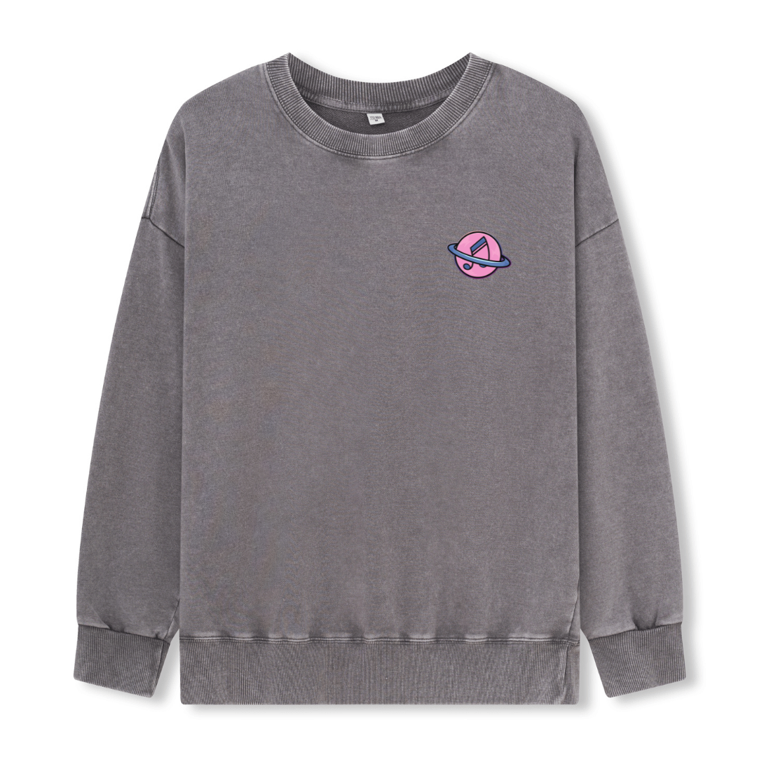 On A Dark Desert Highway Washed Sweatshirt