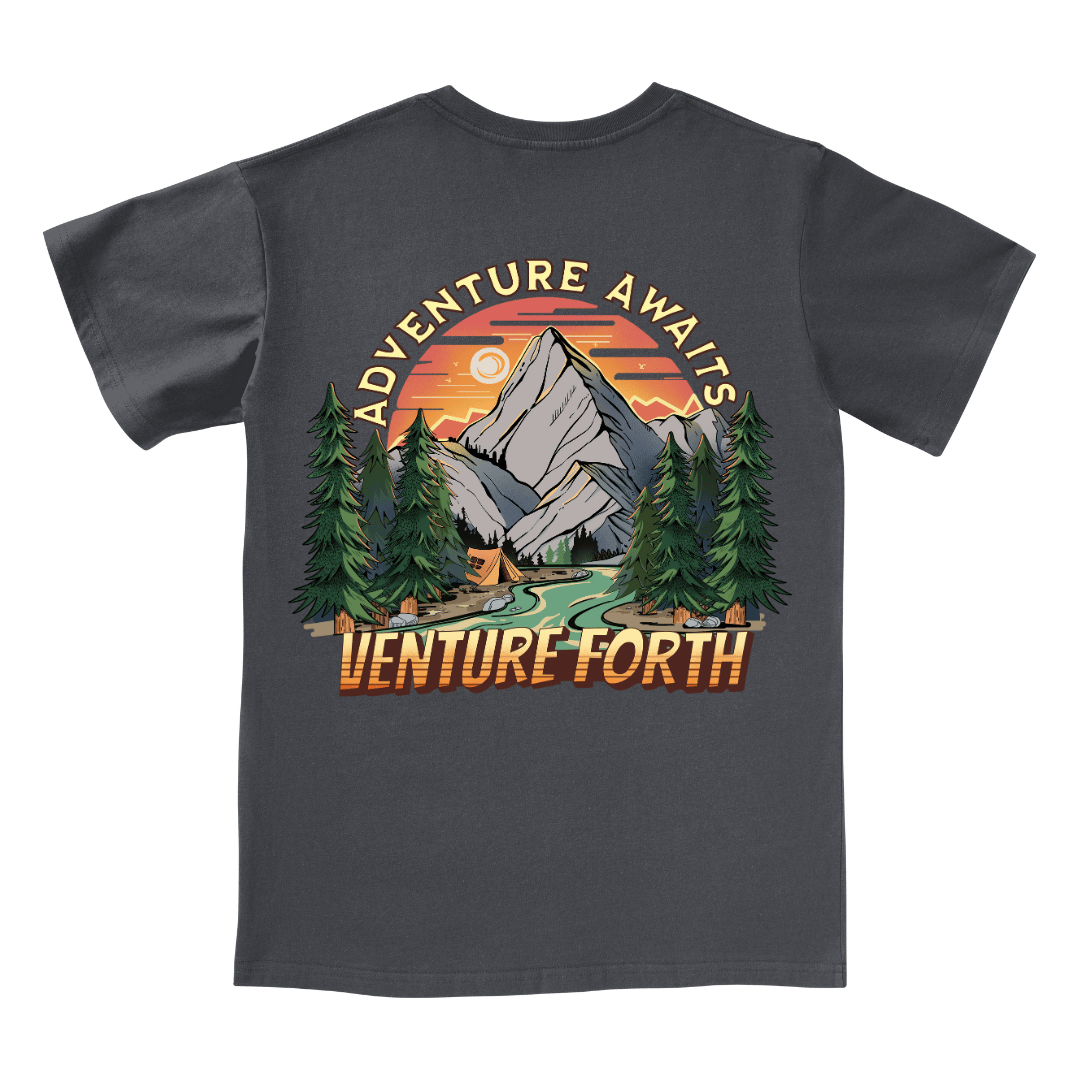 Adventure Awaits V-neck Tee