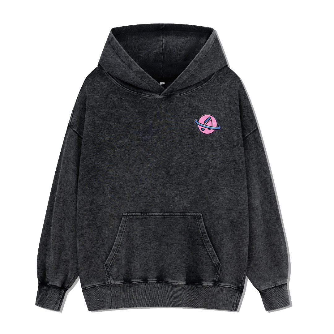 On A Dark Desert Highway Washed Hoodie