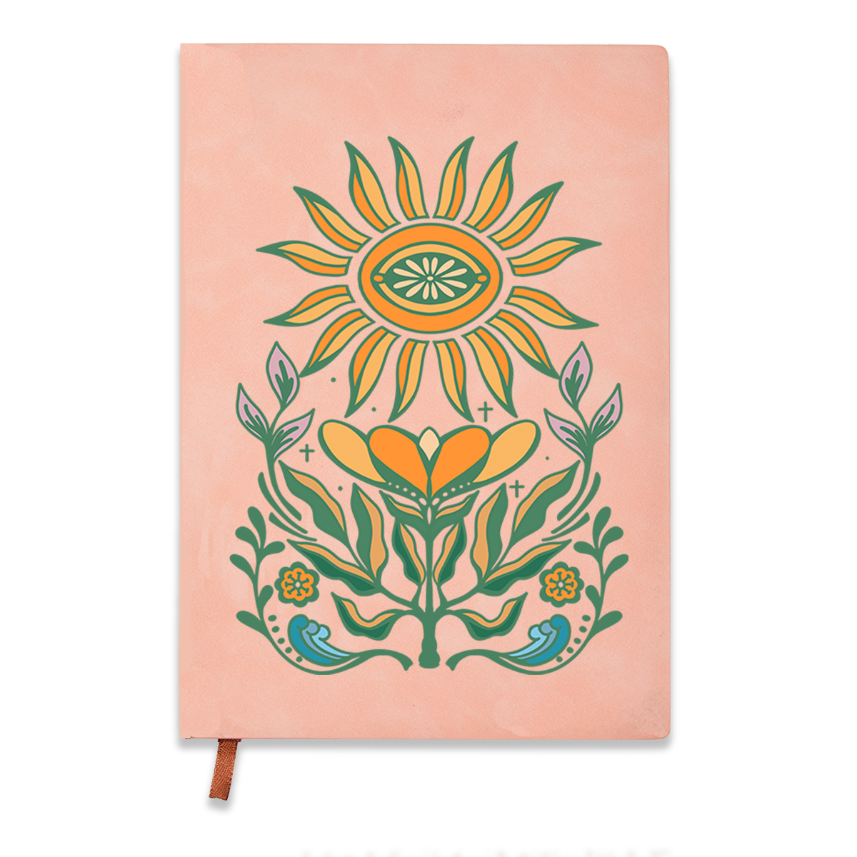 freeleaf-sunflower-vintage-leather-notebook