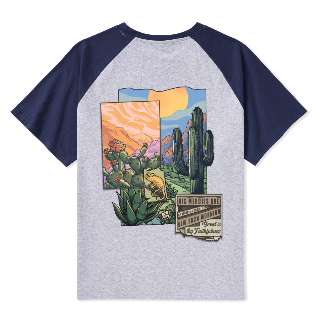 Christian Raglan Short Sleeve Top
