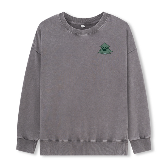 Hiking & Dogs Adventure Washed Sweatshirt
