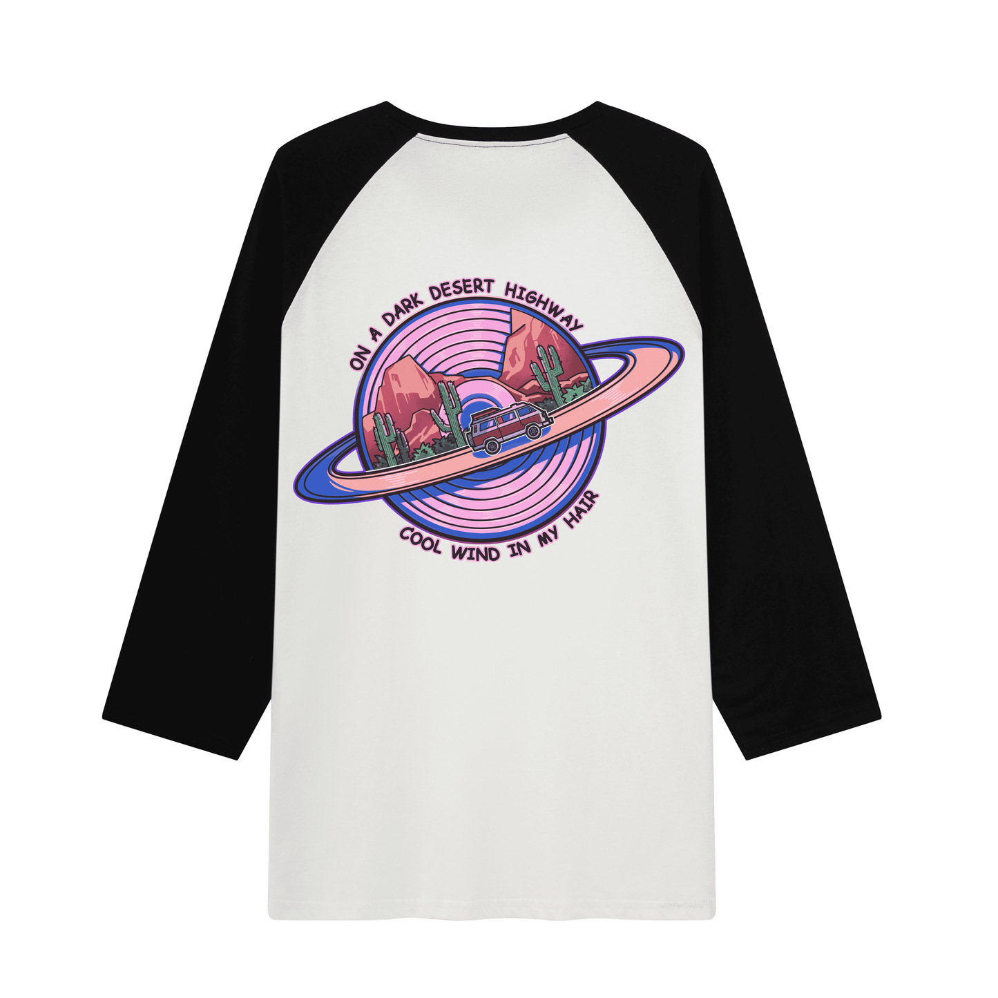 On The Road Raglan Long Sleeve Tops