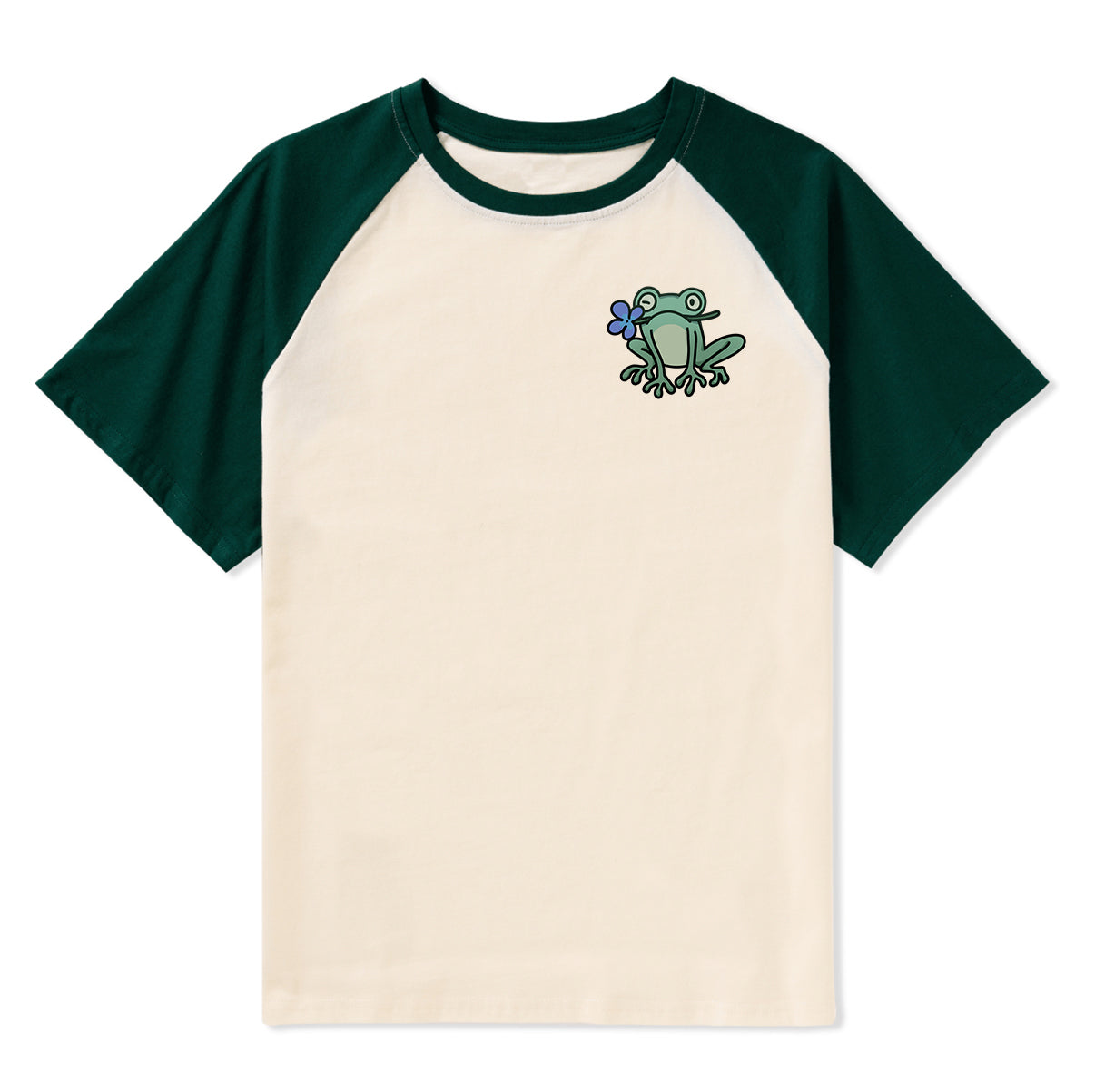 Freeleaf Rebirth in Bloom Unisex Nature Inspired Raglan Sleeve Top