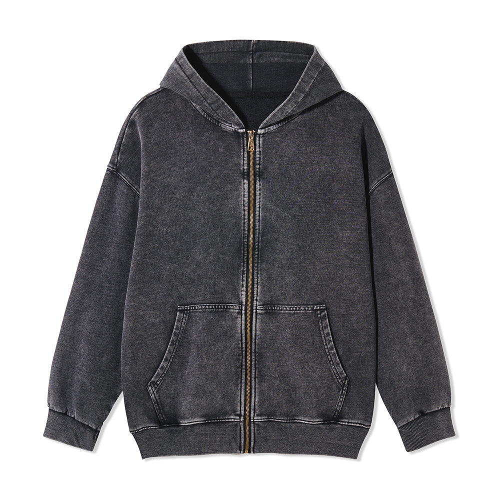 Freeleaf Be Kind Full-Zip Back-printed Hoodie