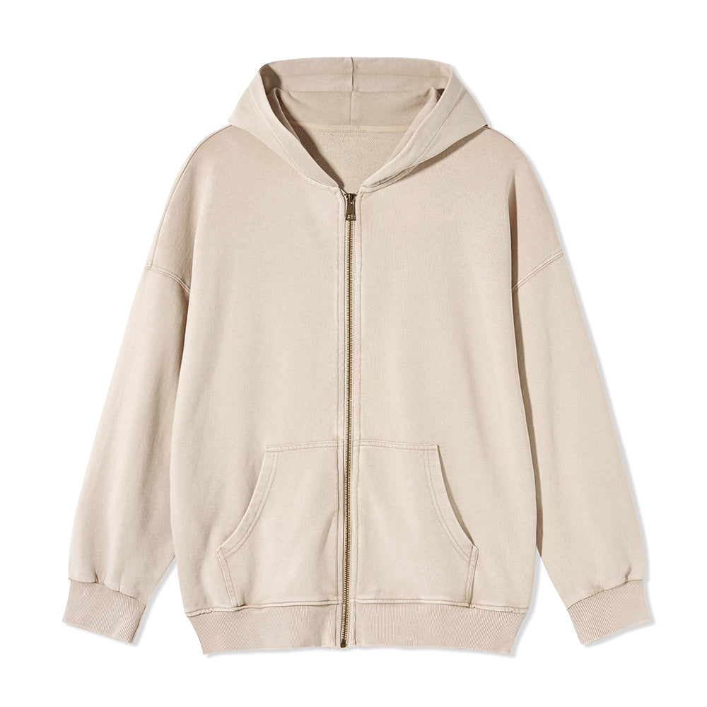 Freeleaf Wild at Heart Full-Zip Back-printed Hoodie