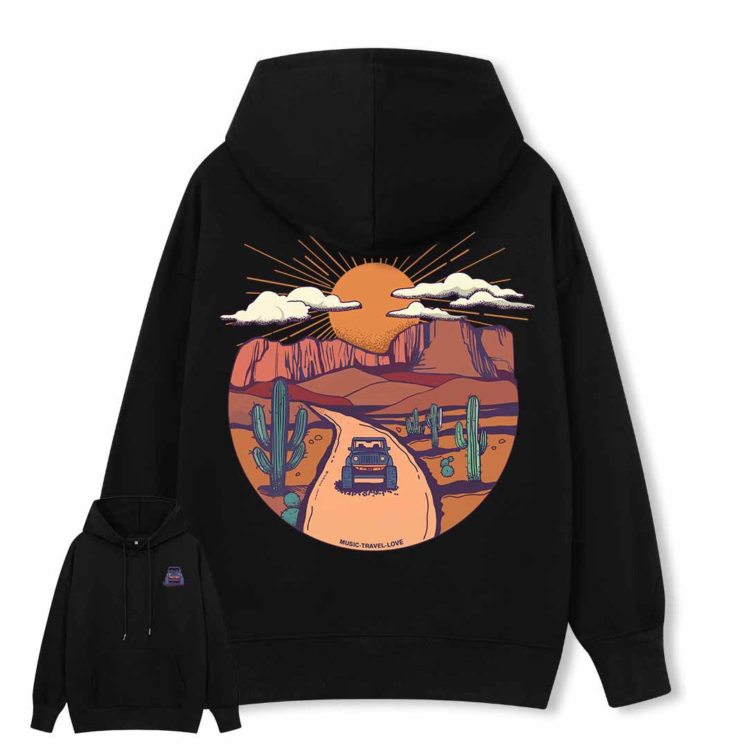 Go Hiking With Music Hoodie