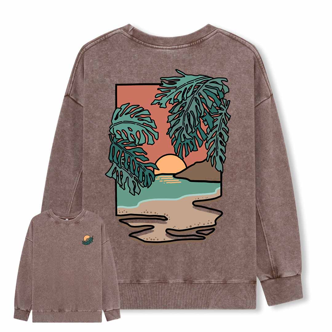 Hawaiian Vacation Washed Sweatshirt