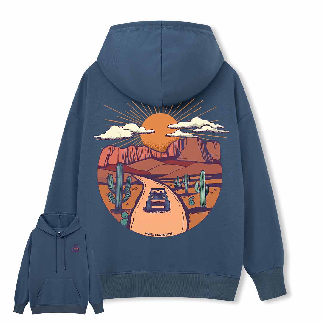 Go Hiking With Music Hoodie
