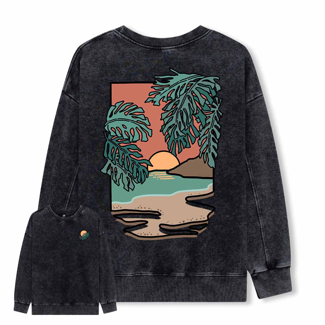 Hawaiian Vacation Washed Sweatshirt
