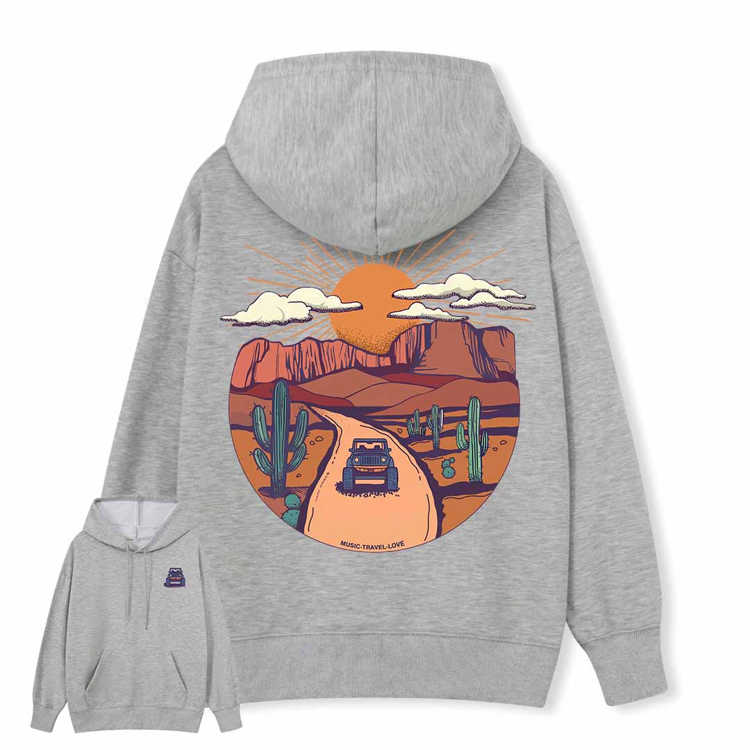 Go Hiking With Music Hoodie