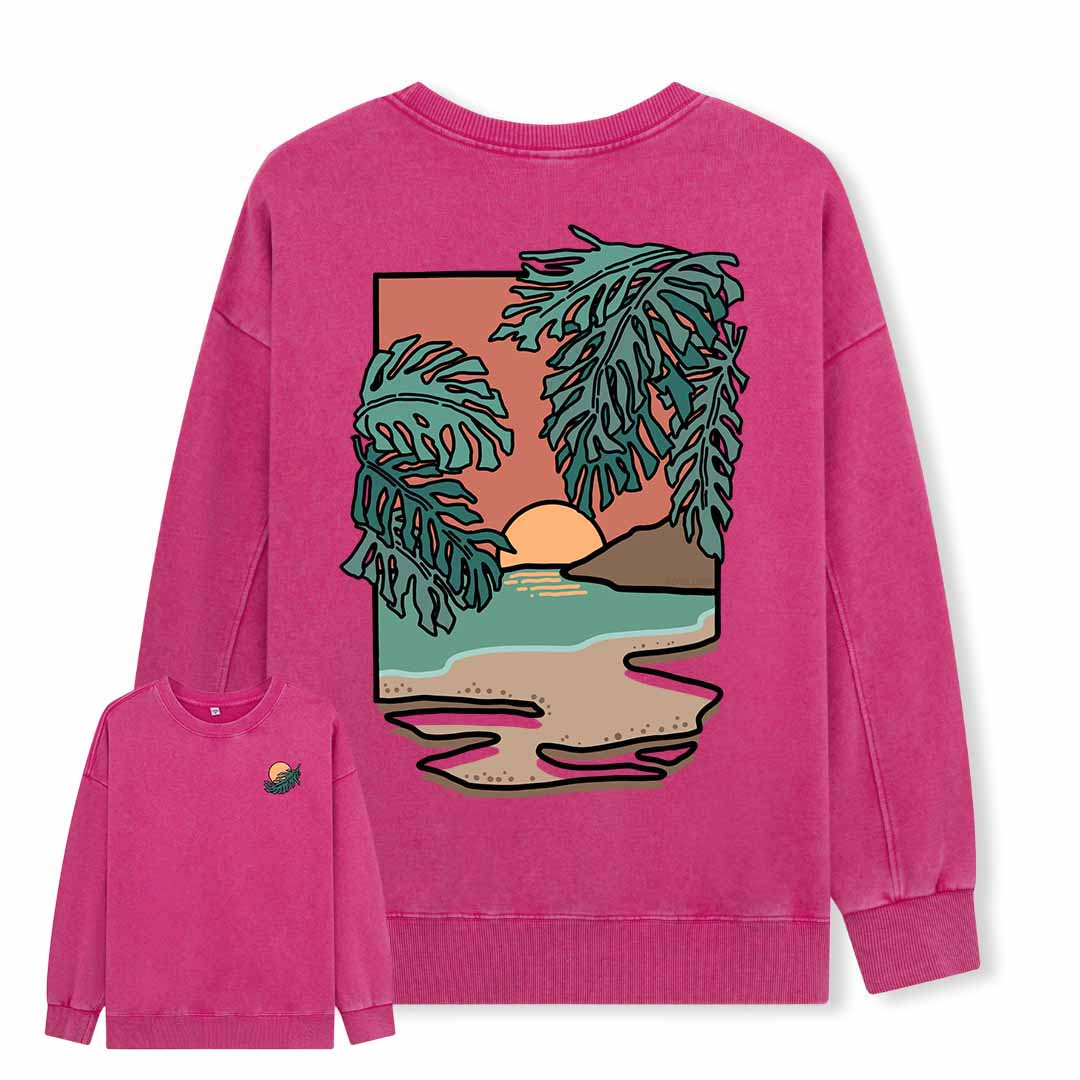 Hawaiian Vacation Washed Sweatshirt