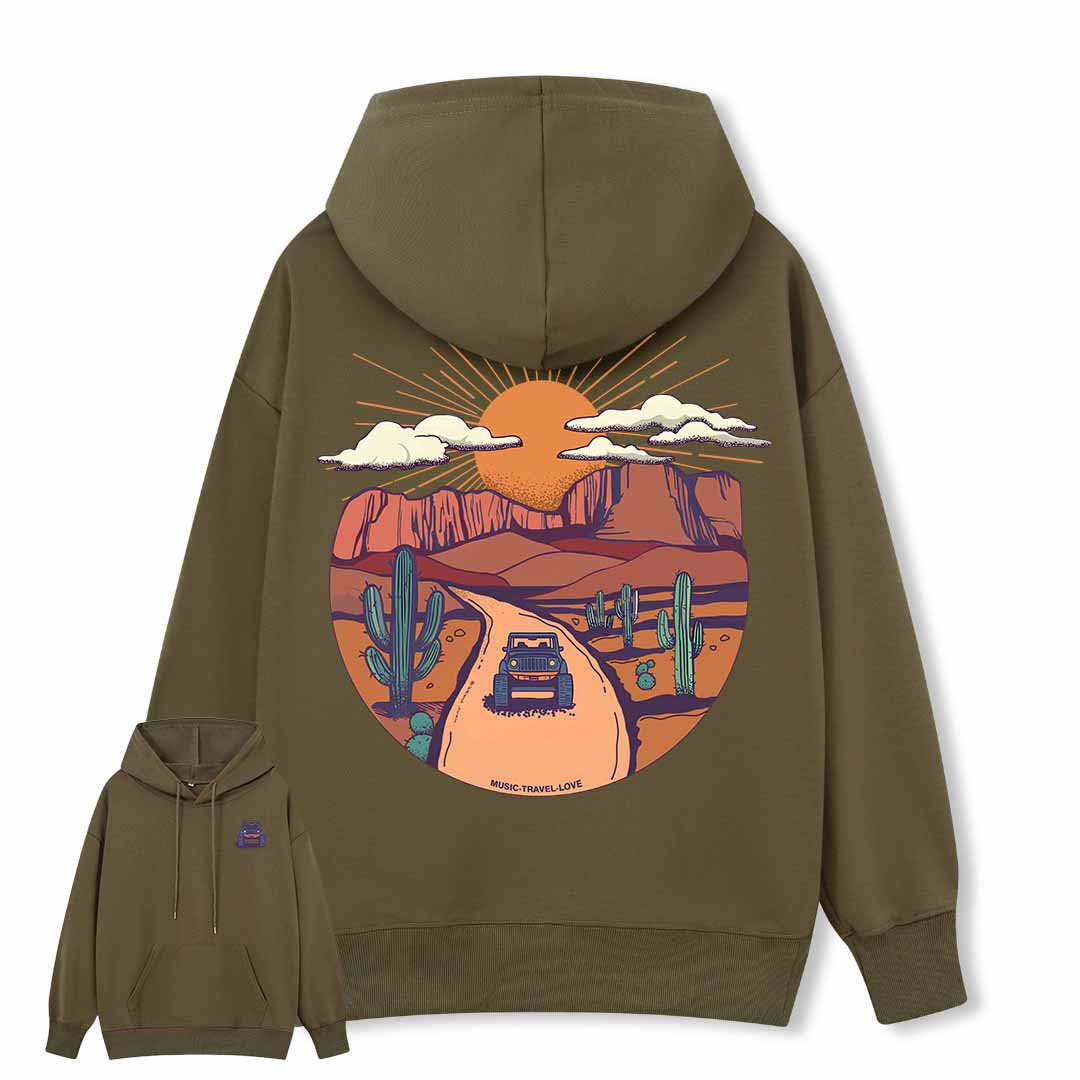 Go Hiking With Music Hoodie