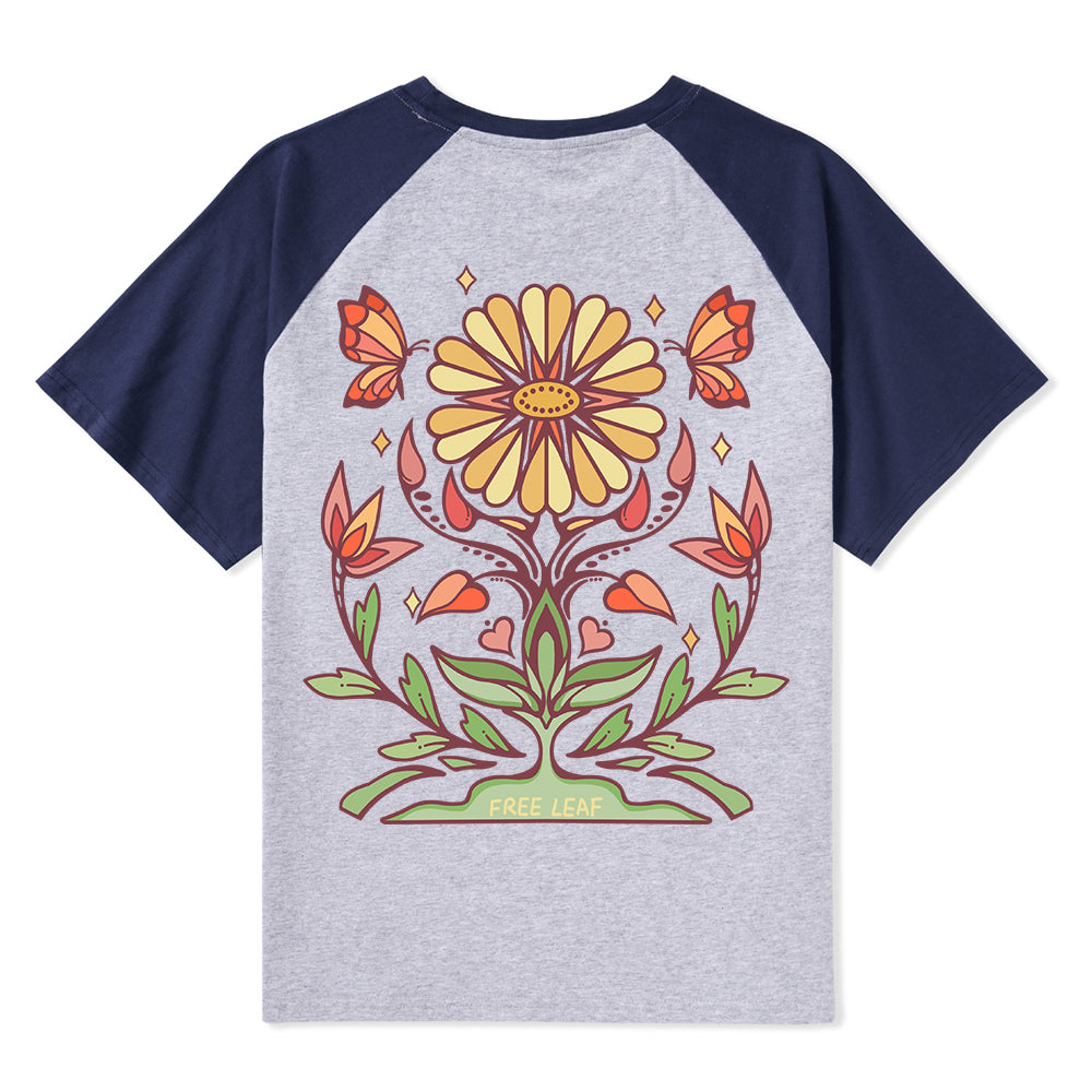 Freeleaf Elf Viligis Unisex Nature Inspired Raglan Sleeve Top