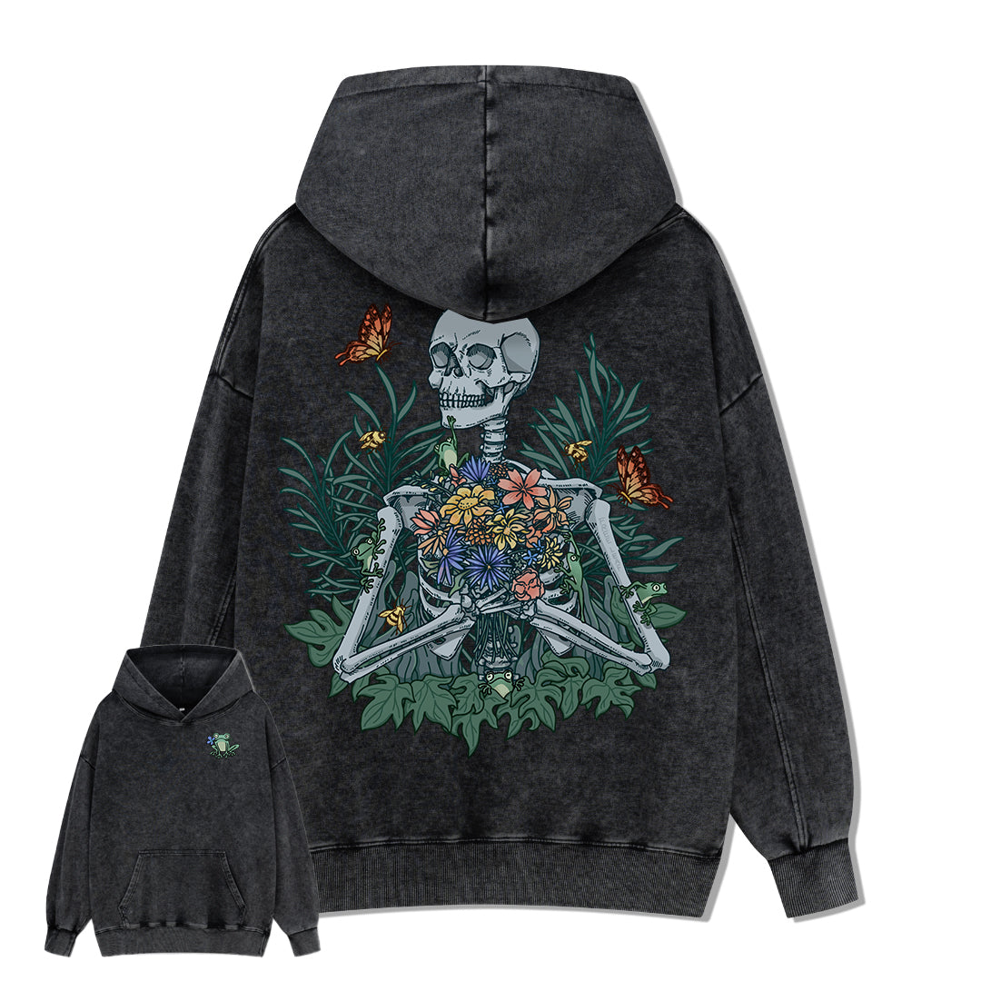 Freeleaf Rebirth in Bloom Unisex Nature Inspired Hoodie