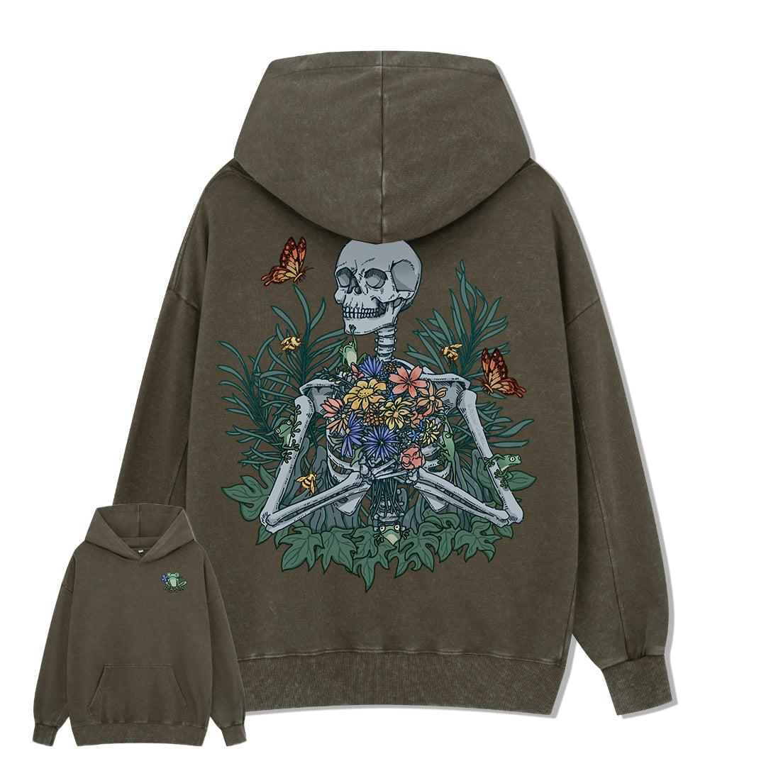 Freeleaf Rebirth in Bloom Unisex Nature Inspired Hoodie