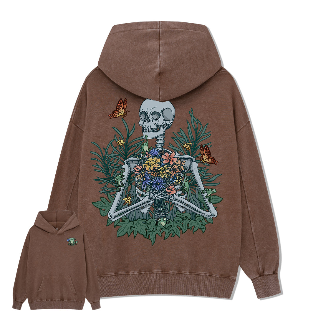 Freeleaf Rebirth in Bloom Unisex Nature Inspired Hoodie