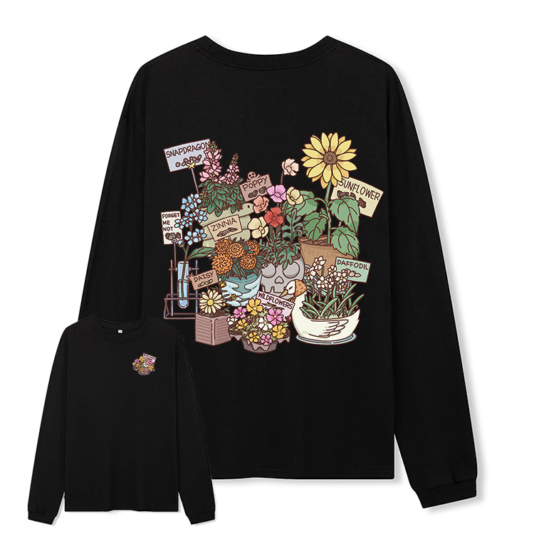 Freeleaf Flourishing Garden Nature Inspired Unisex Long Sleeve
