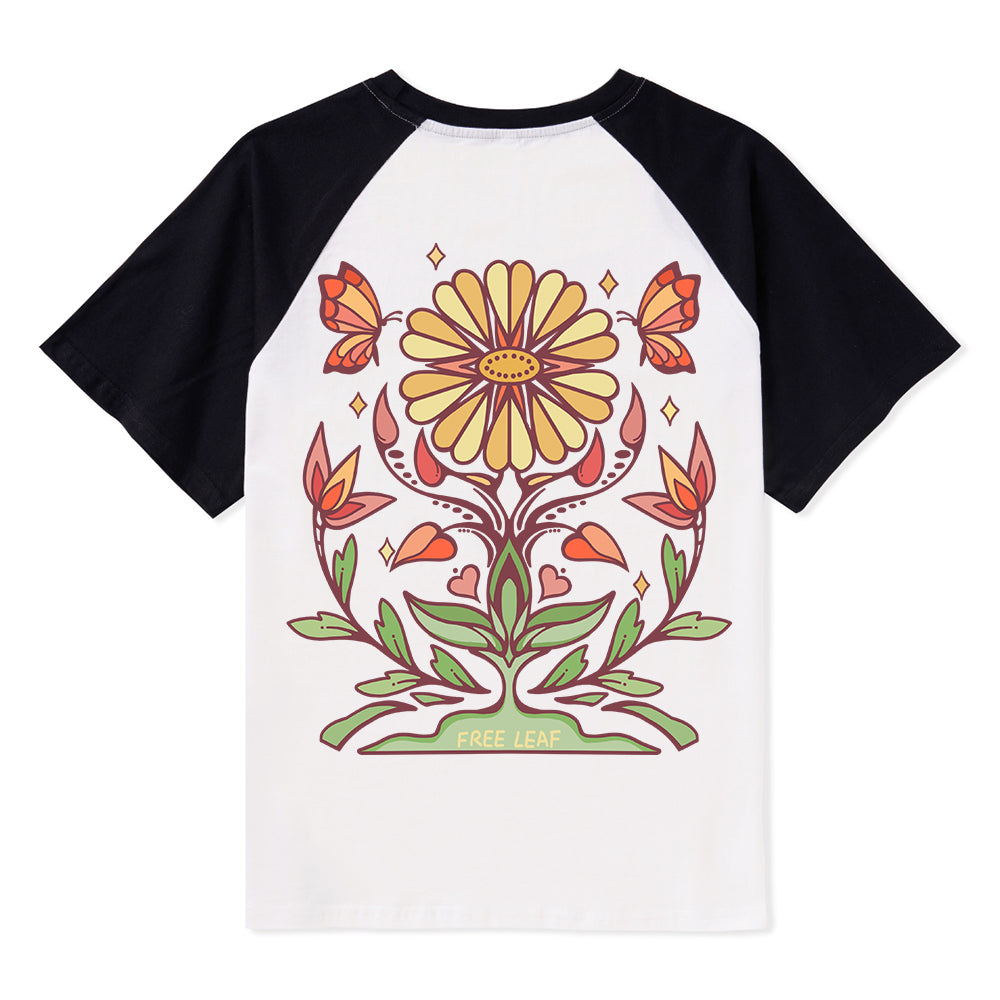 Freeleaf Elf Viligis Unisex Nature Inspired Raglan Sleeve Top