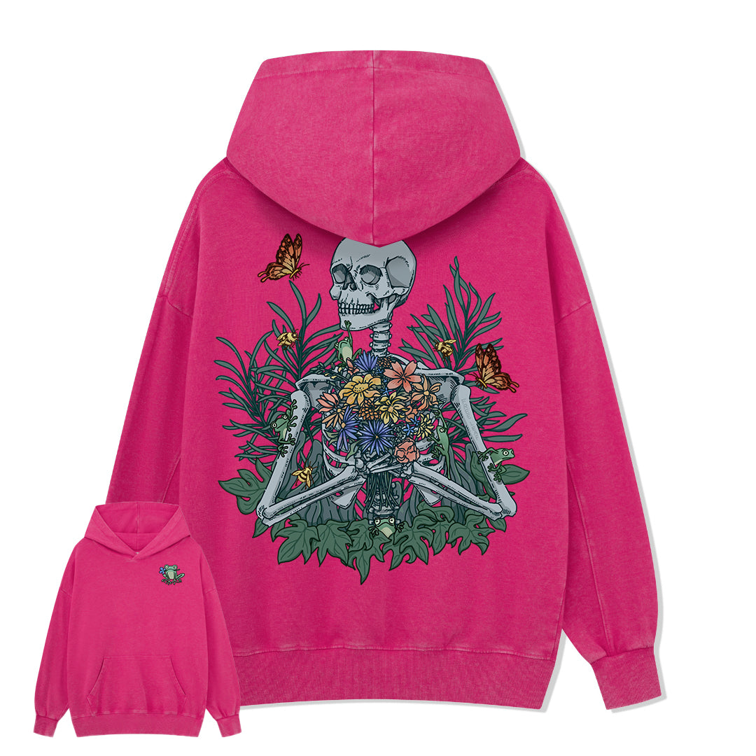 Freeleaf Rebirth in Bloom Unisex Nature Inspired Hoodie