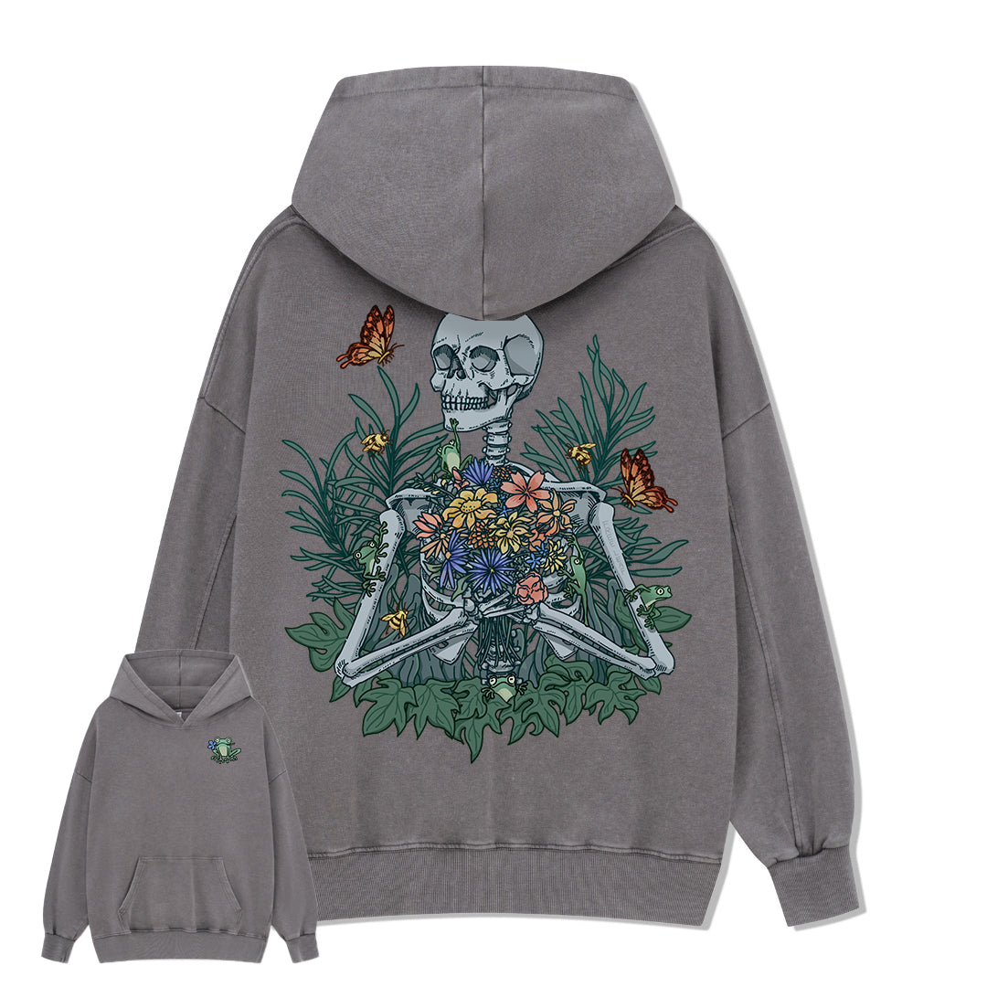 Freeleaf Rebirth in Bloom Unisex Nature Inspired Hoodie