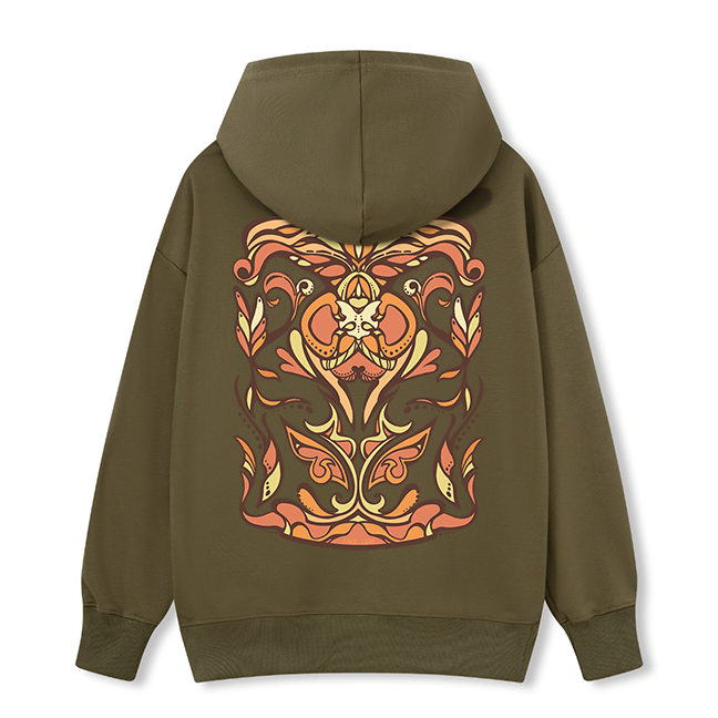 Freeleaf Golden Glow Unisex Nature Inspired Hoodie