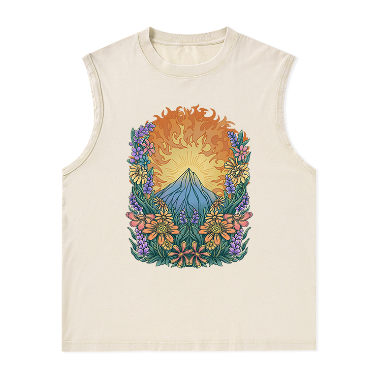 Freeleaf Rekindled Hope National Park Nature Inspired Unisex Washed Tank Tops