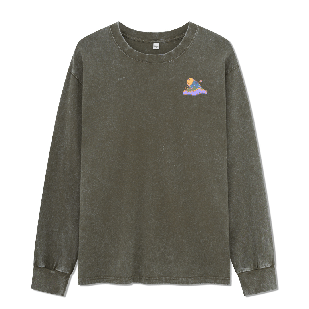 Fairy Tale Halloween Washed Long Sleeve Top