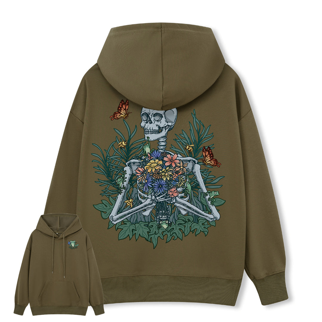 Freeleaf Rebirth in Bloom Unisex Nature Inspired Hoodie