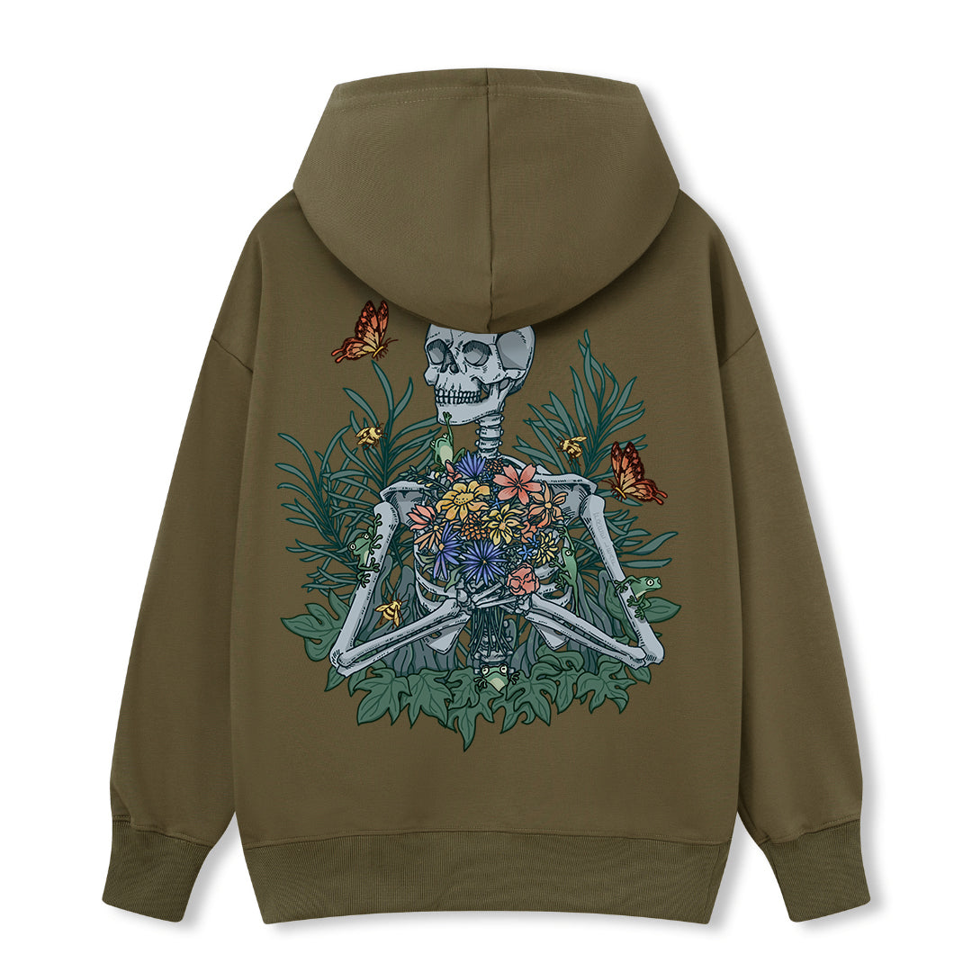Freeleaf Rebirth in Bloom Unisex Nature Inspired Hoodie