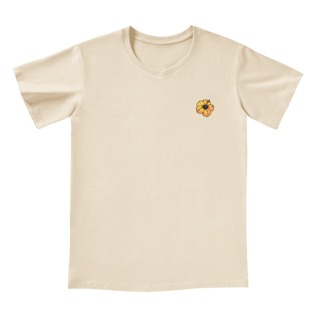 Golden Beach V-neck Tee