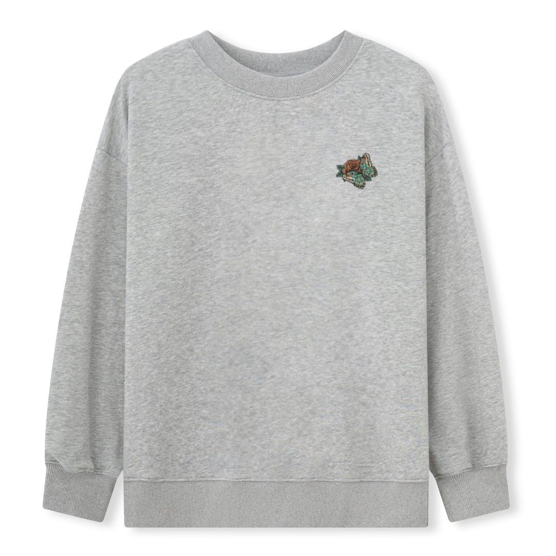 Floral Skull Sweatshirt