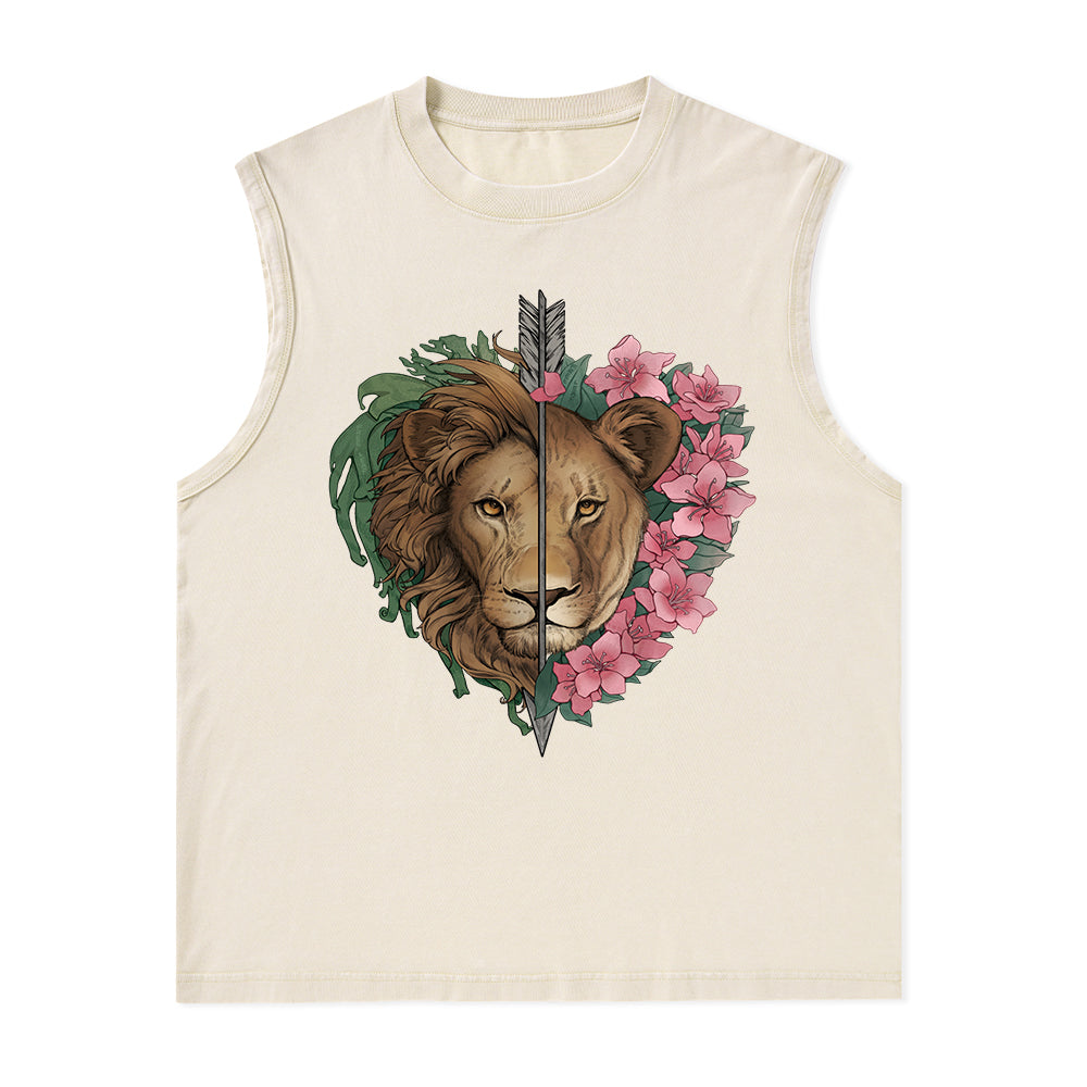 Freeleaf Wild at Heart Nature Inspired Unisex Washed Tank Tops