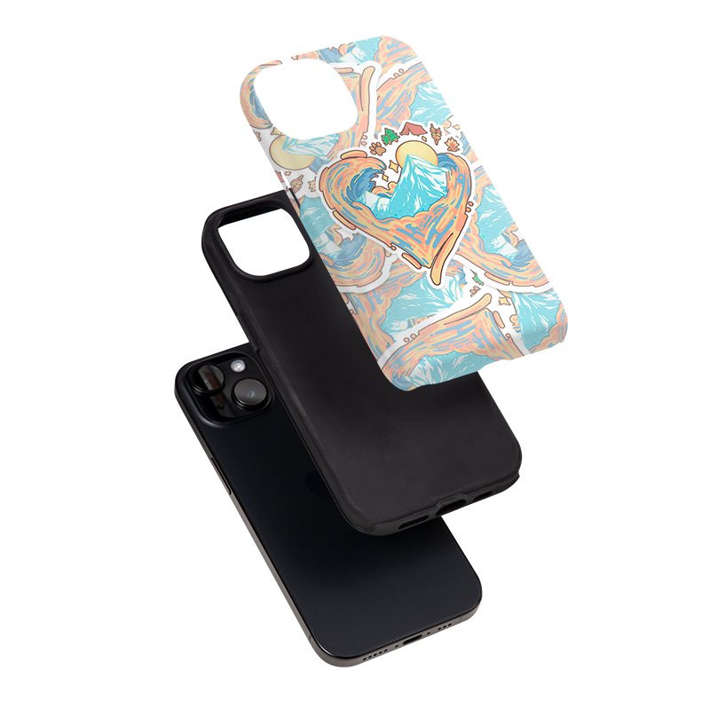 Freeleaf Heart of Wilderness Camping iphone Case