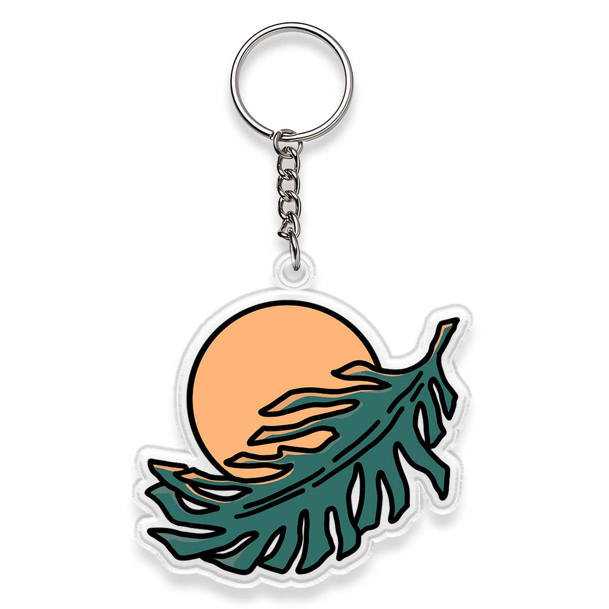 Freeleaf Hawaiian Vacation Double-Sided Acrylic Keychain